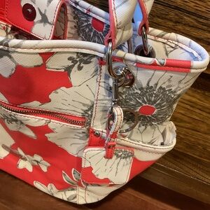 Floral rose and White Women's Bag by Tyler rodan new